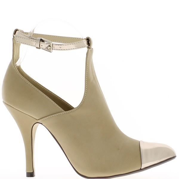 low boots beige femme