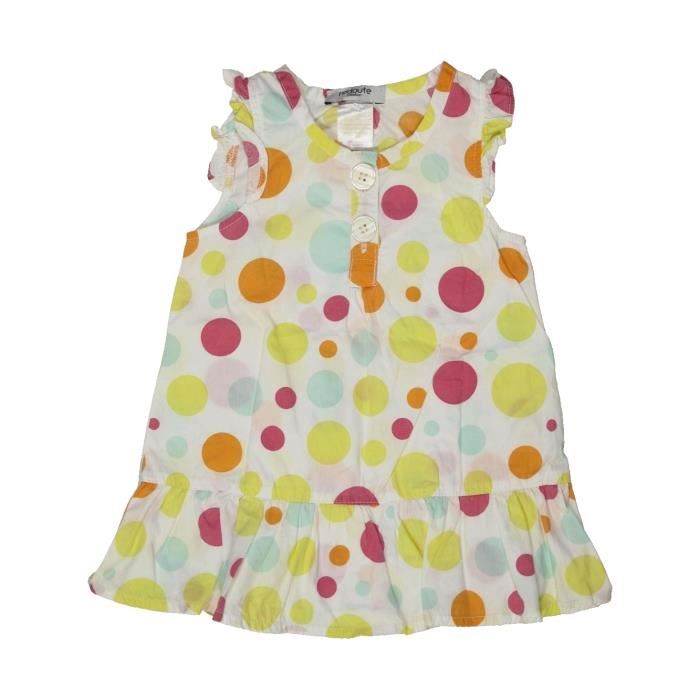 Robe Bebe Fille La Redoute Creation Blanc Ete Blanc Cdiscount Pret A Porter