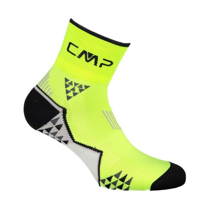 chaussettes cmp skinlife - yellow fluo - 39/42