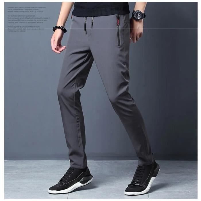 Pantalon De Survêtement Noir Homme - Coton/polyester - Coupe Classique - Neuf Sans étiquettes