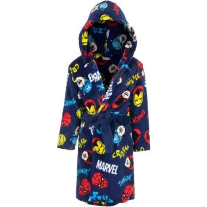 Marvel Robe de Chambre Enfant Peignoir Enfant Garcon Polaire Spiderman Avengers Marvel Robe de Chambre Enfant Peignoir Enfant Garcon Polaire Spiderman Avengers