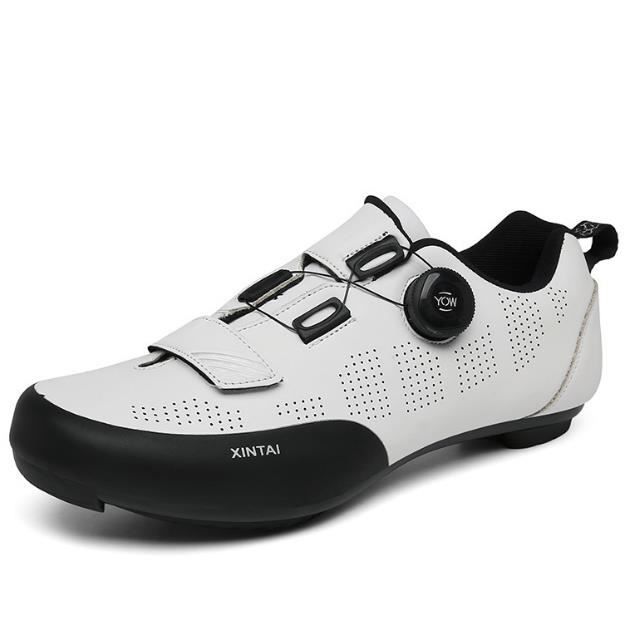 Chaussure v lo route Blanc Respirant Mixte Cdiscount Sport