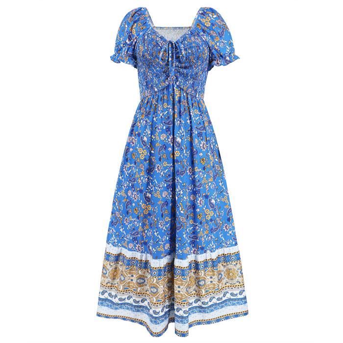 Lot de 6 : Robe pull col roulé avec manches bouffantes