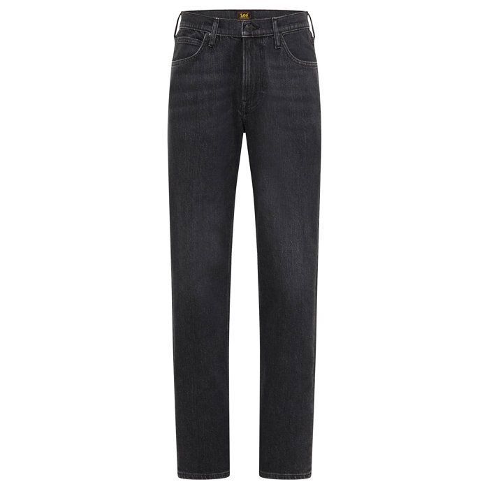 Jeans LEE West Noir Coupe droite Taille standard Rock