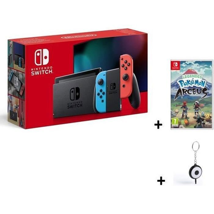 Console Nintendo Switch + Legends Pokemon Arceus + Flash LED