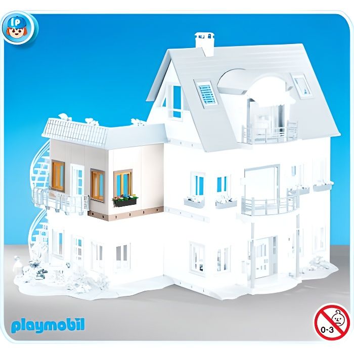 PLAYMOBIL - 70986 - City Life - La Maison Moderne - Etage Supplémentaire  Aménagé