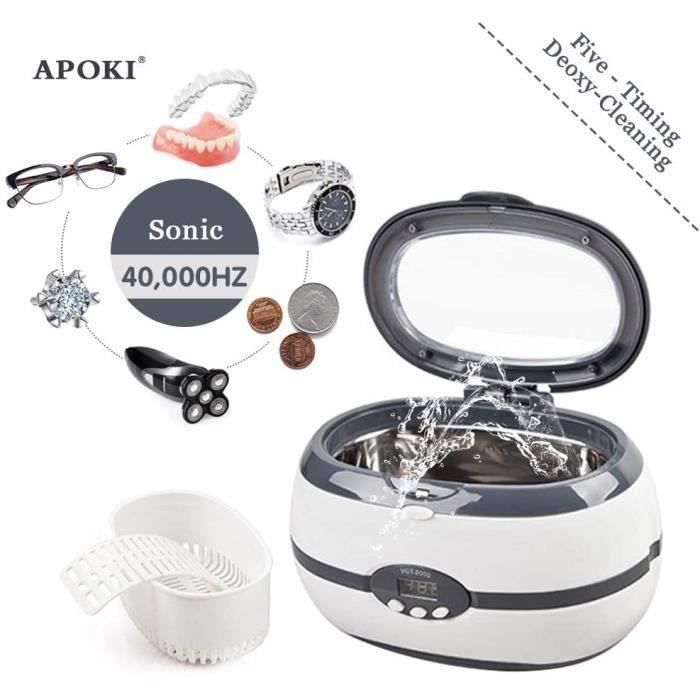 Nettoyeur à Ultrasons Numérique 680 ML - Pour Bijoux, Pièces, Outils, Objets De Précision