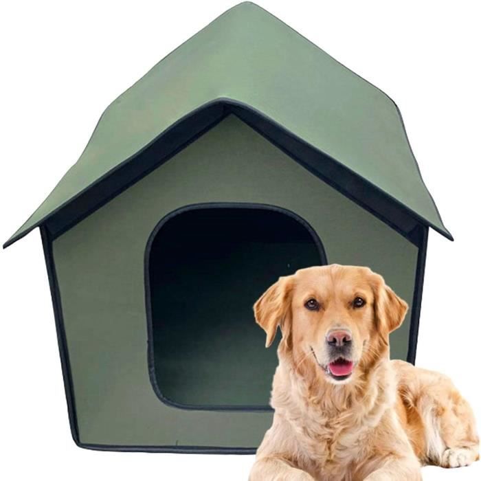 Comparer les prix de Niche confortable pour animal domestique, niche d'extérieur amovible avec coussin intérieur amovible, niche imperméable pour[S283]