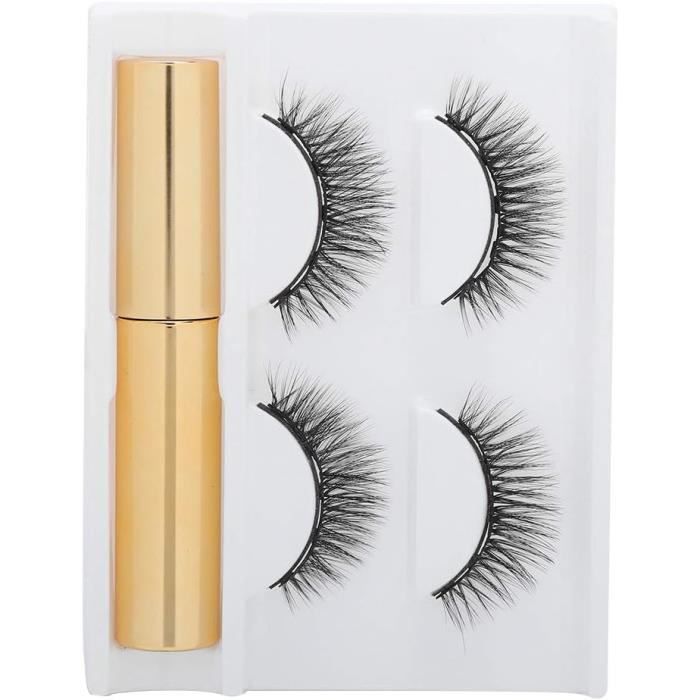 Ensemble de cils magnétiques, 2 paires de 5 ensembles de faux cils