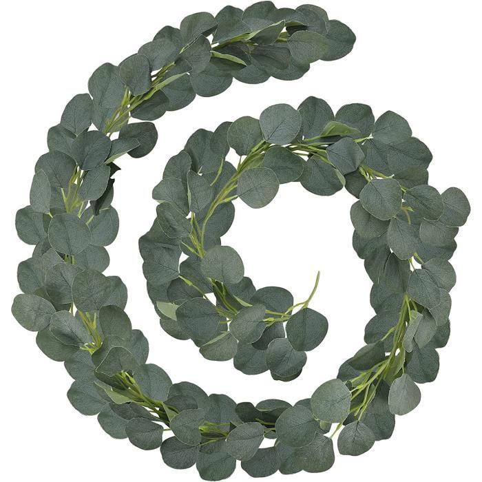 Fentar 2M Guirlande Eucalyptus Artificielle Décoration Eucalyptus