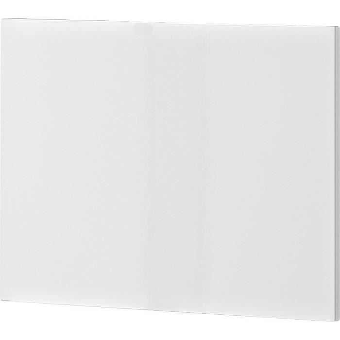 Germania GW-Adana Panneau Vestiaire Ouvert Blanc Brillant – 30 X 152 X 23 Cm Avec Rainures