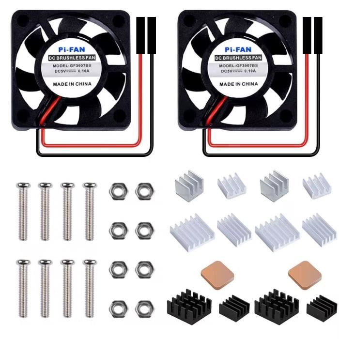 Ventilateur De Refroidissement 12V DC GOOFIT Pour Moto - 7 Lames, Refroidissement Moteur Efficace