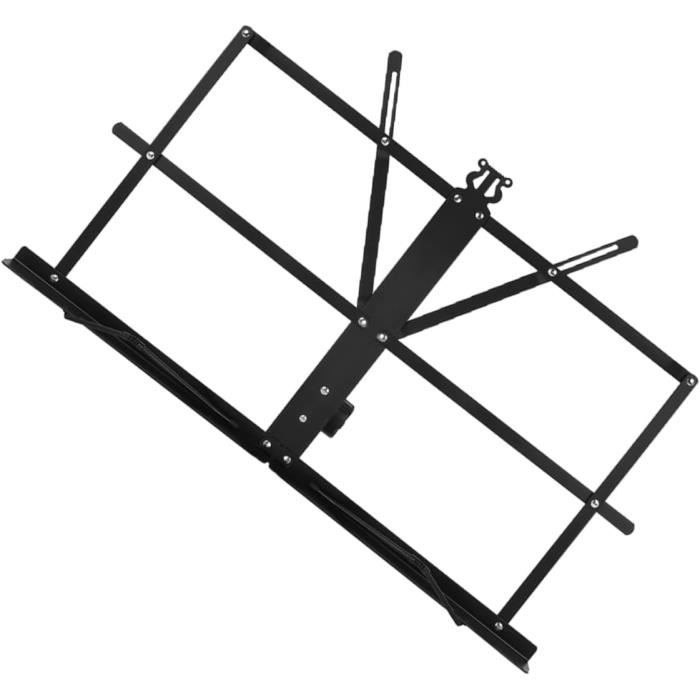 Pupitre Flûte Lyre Marching - Support Partition Métal Avec Pince Ressort - Accessoire Instrument Vent