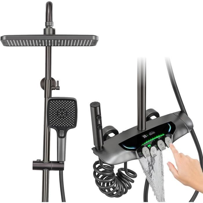 Panneau Douche LED LCD Indicateur de température Colonne Douche