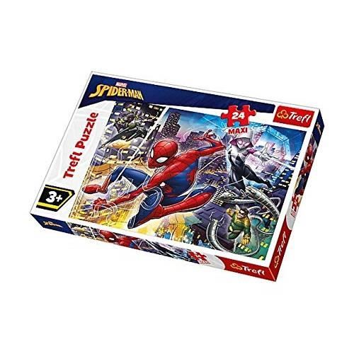 Puzzle 24 pièces Fearless Spider-Man - TREFL - Dessins animés et BD ...