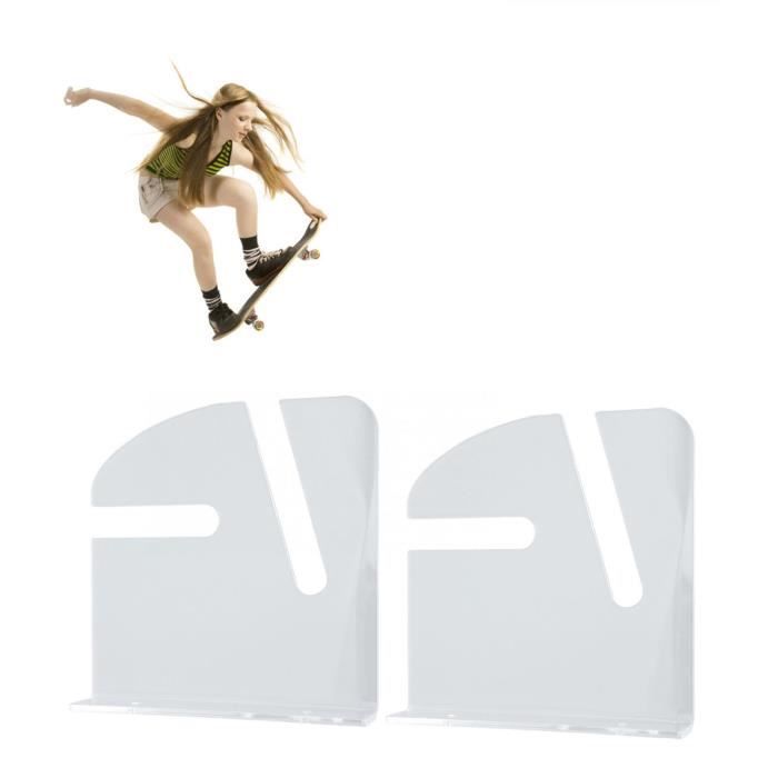 Support Mural Pour Skateboard - Sangle De Rangement Noire, 36cm