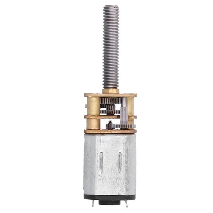 Moteur Réducteur N20 DC 6V 50 Tr/min - Couple élevé, Boîte De Vitesses Métal - Pour Projets Arduino, Robotique, Modélisme - 10
