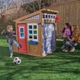 KidKraft - Maisonnette d'extérieur pour enfant Hobby Workshop en bois - atelier de bricolage avec accessoires inclus-1
