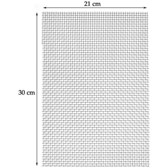 3PCS Tissu de Treillis métalliqueMaille d'acier Inoxydable 304 Filtration  en Feuilles Filtre d'écran 300 x 210 mm [18] - Cdiscount Jardin