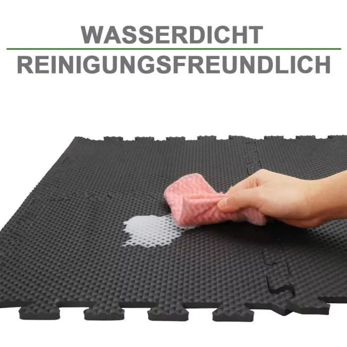 Yostrong® 18 Dalles Tapis Puzzle Mousse de Sol pour Enfant - Tapis d Eveille Bebe | Tapis de Sport Fitness Antidérapant. Blanc, Beige, Gris