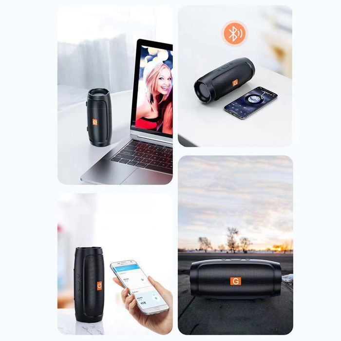 Mini Enceinte Bluetooth Ilepo A1 Avec Chargeur Sans Fil Qi Et Station D'accueil - Neuve
