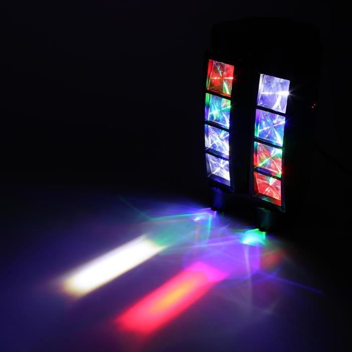 Lampe de Scène,Jeux de lumière Soirée - LED Disco Eclairage DJ spot Soirée  Contrôle Sonore 128 LED - Cdiscount TV Son Photo