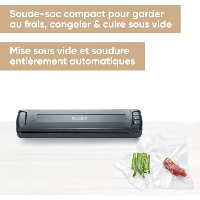 Soude-Sac Compact 100 W, Appareil De Mise Sous Vide, Conserve La