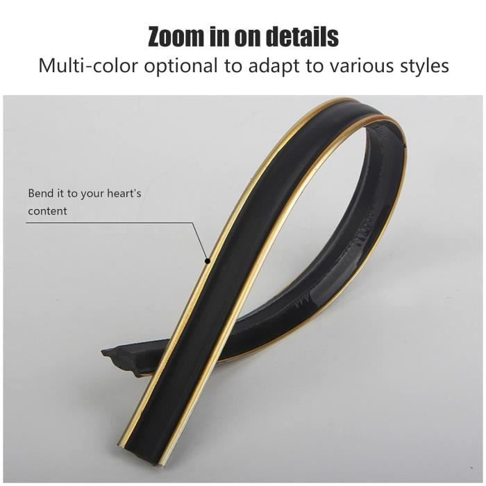 GELUNBIY Bande De Protection Autocollante En PTE Flexible Forme U Pour Bords Meubles Reparation D Armoires Et Restauration 30 Mm X 3 M Blanc 1506495828