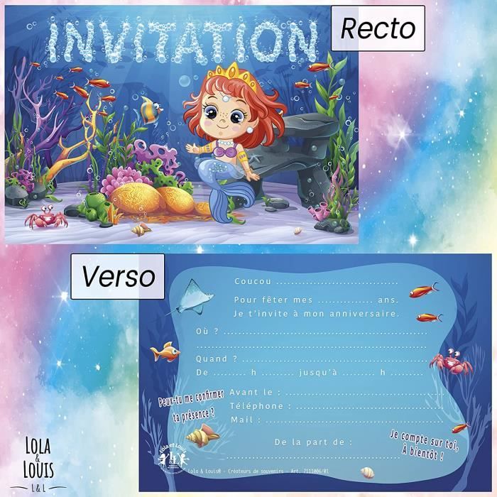Invitation Anniversaire Princesse Invitations Enveloppes