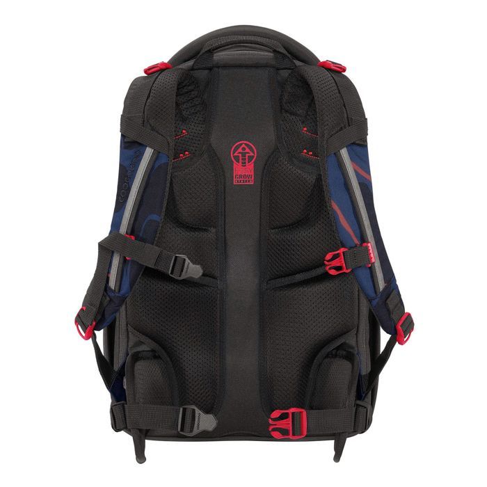 Coocazoo Porter Zaino Scuola Grey Rocks - 30-35L Estensibile, Ergonomico, Con Sistema Easy Grow, Rifrangente, In Poliestere Riciclato, Per Ragazzi E Ragazze - 2