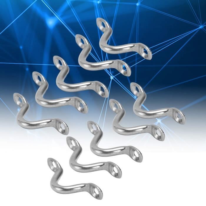 Boucles De Pont Inox 316 Pour Kayak – Lot De 10, Pad Eye 72 Mm, Résistant Eau Salée