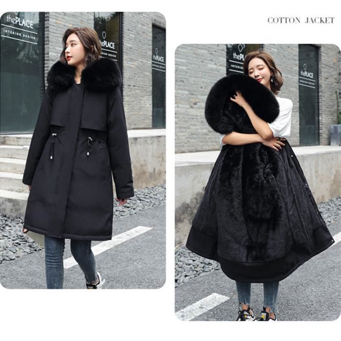 Blouson Long Femme Mi-saison Avec Capuche - Parka Chauffante Style Chic - Pour Ville, Bureau, Sorties - Tissu Qualité - 9