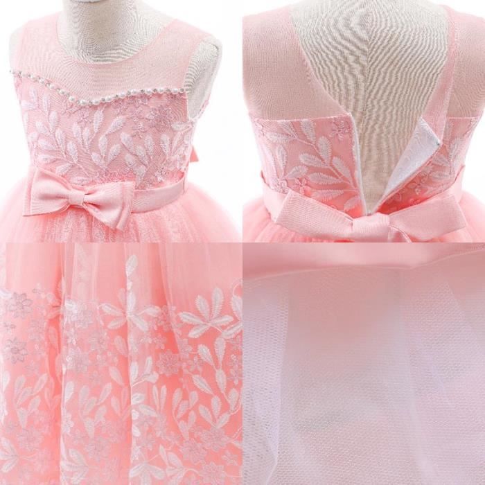 Robe De Fête Pour Fille Sans Manches - Dentelle, Patchwork, Motif Dinosaure Ou Princesse - En Coton - Avec Legging