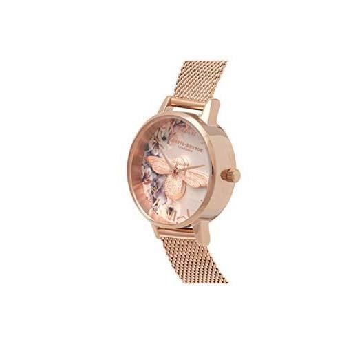 Burton Ob16eg67 Ob16eg67 Montre Femme Olivia Burton Cadran Floral