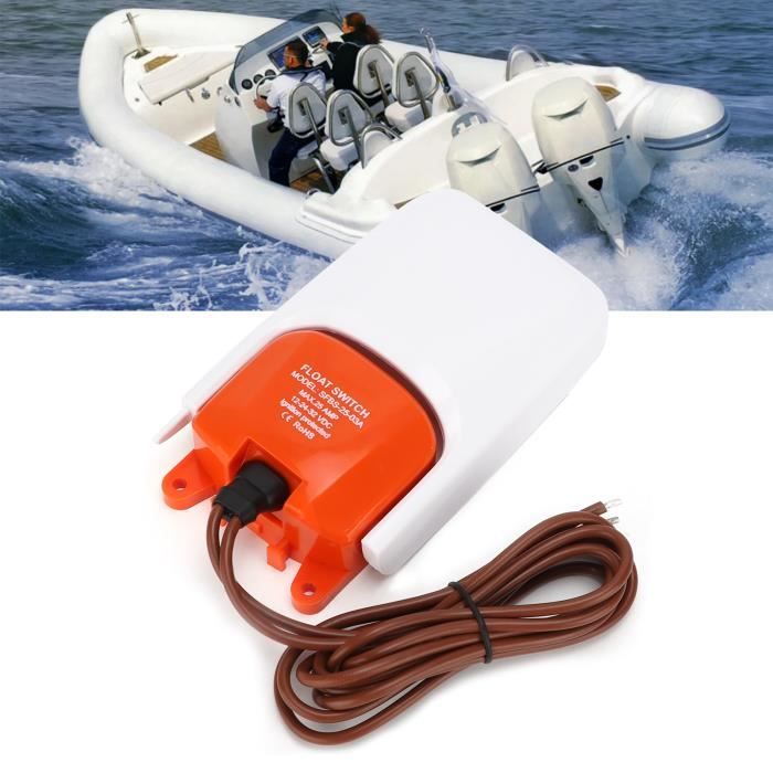 Interrupteur de Flotteur de Pompe de Cale Marine, Interrupteur de Pompe de Cale Automatique Universel Professionnel 12-24-34V DC pour Pompe à Eau Électrique Interrupteur de Flotteur de Pompe de Cale Marine, Interrupteur de Pompe de Cale Automatique Universel Professionnel 12-24-34V DC pour Pompe à Eau Électrique