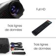 Vidéoprojecteur LED Full HD DREAMADE - 2600 Lumens - Compatible avec Ordinateur, DVD - Noir-2