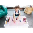 TegaBaby® Table pour des Enfants avec des Chaises de Jardin ou Maison Multicolore-2