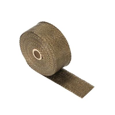Bande Isolante Thermique Pour échappement - 10 M X 5 Cm, Résiste à 500°C, Avec 12 Attaches - Réduction Bruit, Protection Chaleur Pour Moto, Voiture, Camion - 3