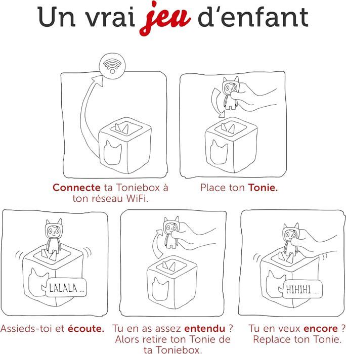 Figurine Tonie La Grande Schtroumpfette - 75min D'Audio - Pour Toniebox (Vendue Séparément) - Dès 4 Ans