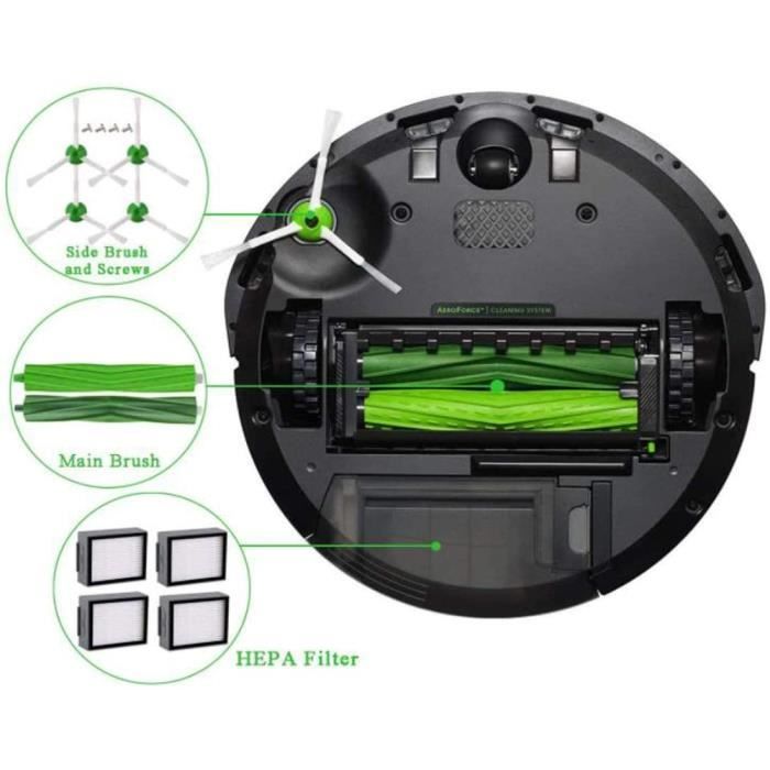 Pièces Accessoires pour aspirateur iRobot Roomba i3 i4 i7 i7+-i7 Plus j7 E3  E5 E6 E7 Réapprovisionnement,i,e,& j Series Kit de A112 - Cdiscount Jardin