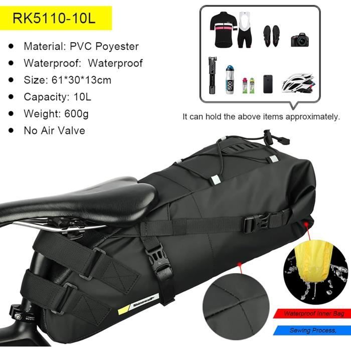 Cartable - LANGTU - Fille Primaire - Nylon Imperméable - Noir - Zippée