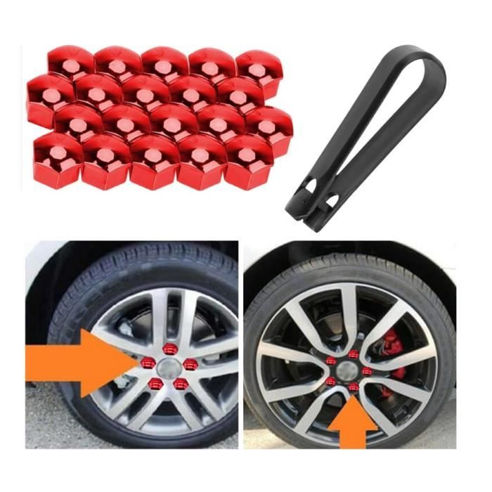 Lot De 100 Capuchons De Protection Pour écrous Et Boulons - M10/17mm, Hexagonaux, Noir