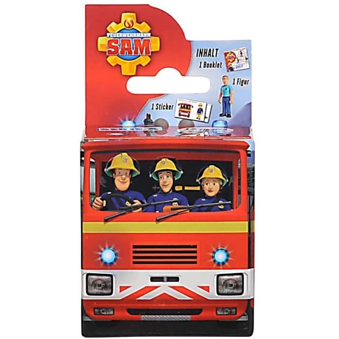 Le Moto De Police De Malcolm - Sam Le Pompier - Simba - Figurine Articulée Et Accessoires à Prix