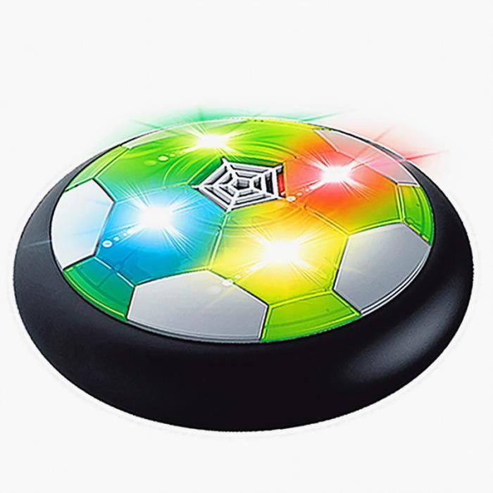 Baztoy Air Power Football, Jouet Enfant Ballon de Foot Rechargeable avec  LED Lumière Hover Soccer Ball Jeux de Foot Cadeau d'anniver