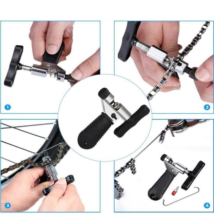 PINCE DE VERROUILLAGE DE Chaîne DE Maillon DE Vélo Testeur D'outil DE