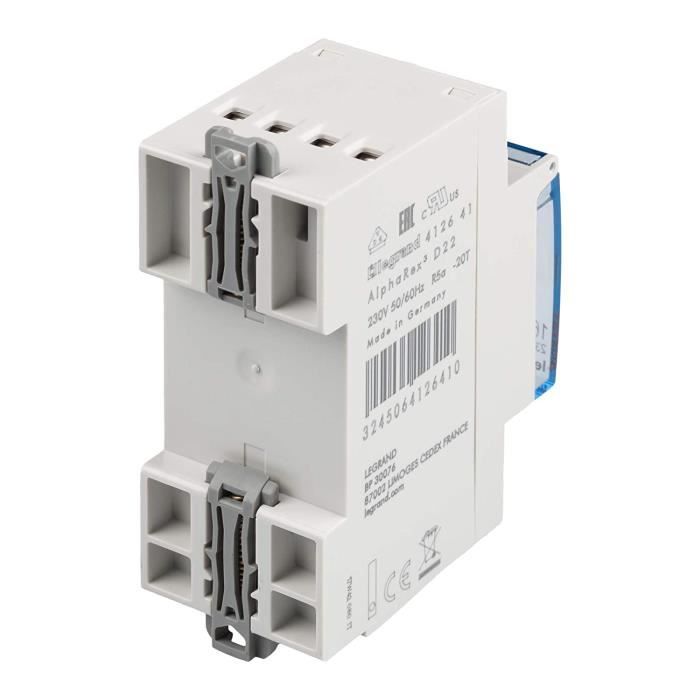 Interrupteur Horaire Digital Legrand – Modulaire Programmable – Réf 412654