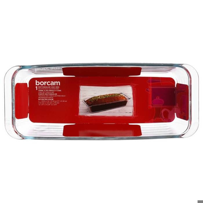 Plat à Cake En Verre Paris Noir & Blanc 36x17 Cm - Coffret Cadeau, Pour Pâtisserie, Présentation élégante