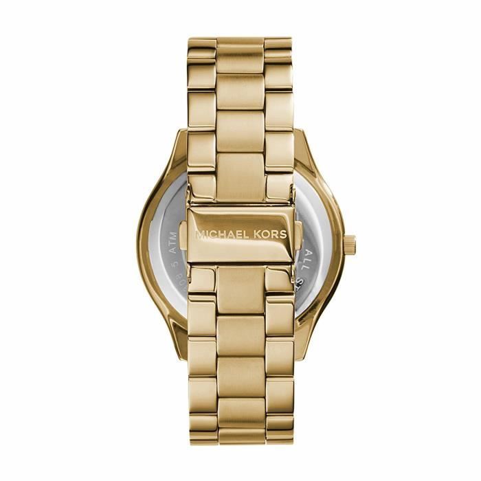 MICHAEL KORS FEMME 42MM BRACELET ACIER INOXYDABLE DORE QUARTZ MONTRE MK3179