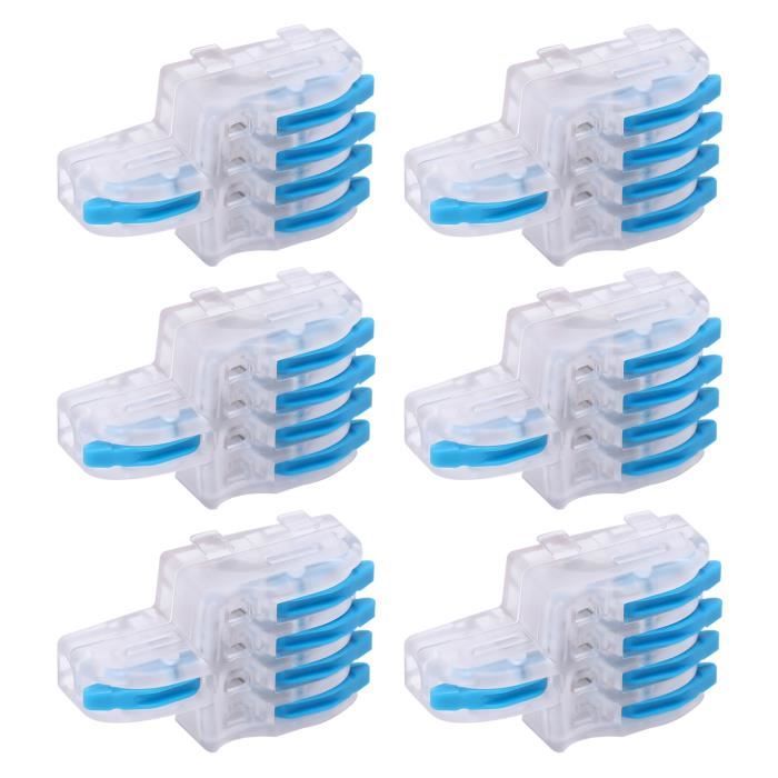 Connecteur Rapide Sans Rupture 6 Pièces Connecteur De Fil