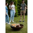 Plancha carbone pour braseros Barbecook Jack et Modern 60 cm - Métal - A poser - Bois-3